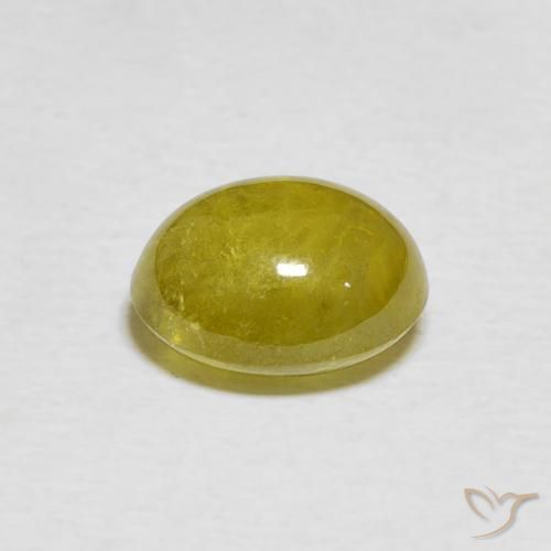 2.51 карата, натуральный Pineapple yellow Сфен, Овал, Прозрачный