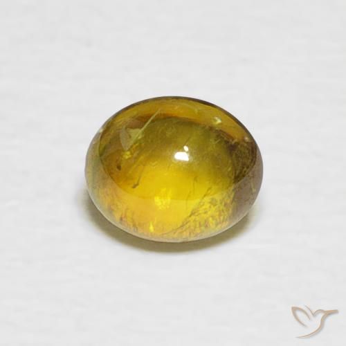 0.69ct Натуральный Коричневый Сфен, Овал, Прозрачный