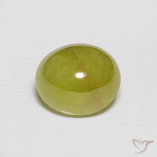 2.24ct Натуральный Лимонно-желтый Сфен, Овал, Полупрозрачный