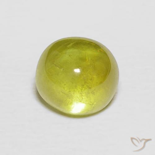 2.10ct Натуральный Средний желтый Сфен, Овал, Прозрачный