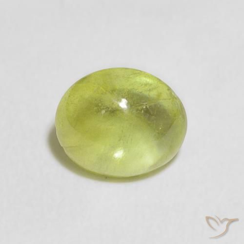 1.32ct Натуральный Светло-зеленый Сфен, Овал, Прозрачный