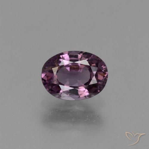 1.08ct Натуральный Темно-пурпурный шпинель, Овал, VS-SI