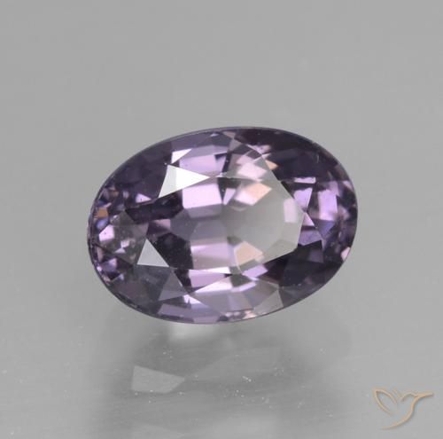 1.16 карата, натуральный Medium Grape Violet Шпинель, Овал, Чистота VS
