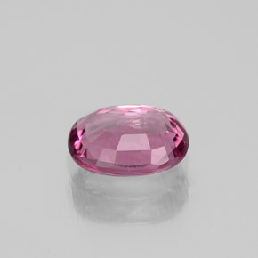 Натуральный розовый шпинель 1,02 карата огранка овал, VVS-VS