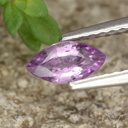 0.39ct Натуральный Фиолетово-пурпурный шпинель, Маркиза, VVS-VS
