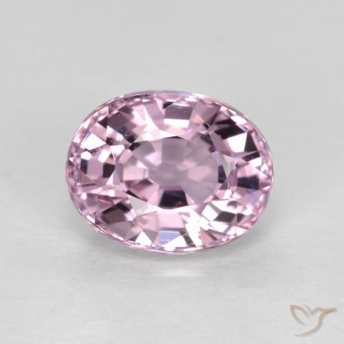 0.82ct Натуральный Очень светлый розовато-фиолетовый шпинель, Овал, Чистота VS