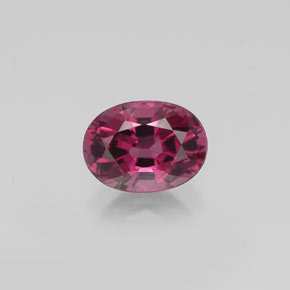 Натуральный розовый шпинель 0,87 карата огранка овал, чистота VVS