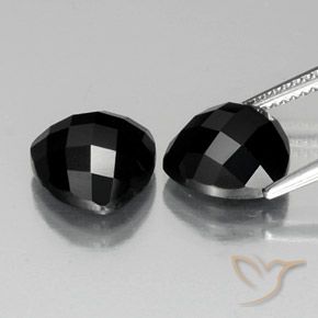 8.96 карата, натуральный Черный Шпинель, Триллион, Непрозрачный