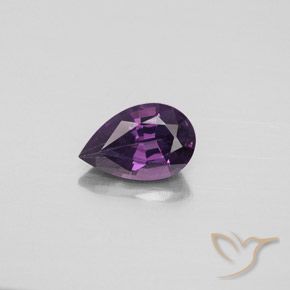 1.27ct Натуральный Темно-пурпурный шпинель, Форма груши, VVS-VS