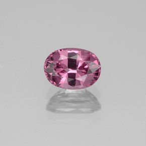 Натуральный фиолетовый шпинель 1,16 карата огранка овал, чистота VS