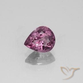 1.09ct Натуральный Темно-пурпурный шпинель, Форма груши, Чистота VVS