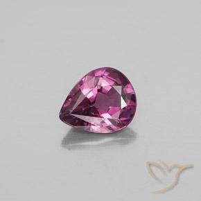 1.03ct Натуральный Средне-темно-фиолетовый шпинель, Форма груши, Чистота VS