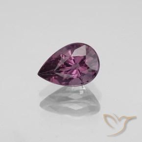 1.36ct Натуральный Темно-пурпурный шпинель, Форма груши, Чистота VS