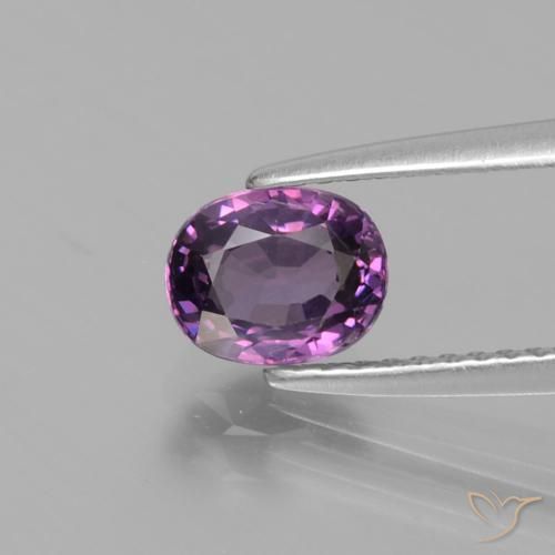1.16ct Натуральный Розоватый виноград шпинель, Овал, Чистота VS