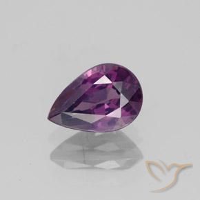 1.06ct Натуральный Розоватый виноград шпинель, Форма груши, SI