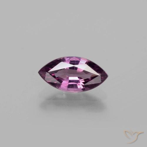 1.27ct Натуральный Темно-пурпурный шпинель, Маркиза, Чистота VS