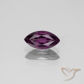 0.98ct Натуральный Средний фиолетовый Шпинель, Маркиза, Чистота VS