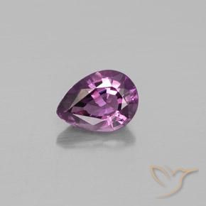 1.00ct Натуральный Средне-светло-фиолетовый шпинель, Форма груши, Чистота VS