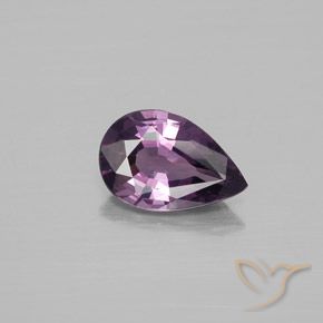 1.12ct Натуральный Средний фиолетовый шпинель, Форма груши, Чистота VS