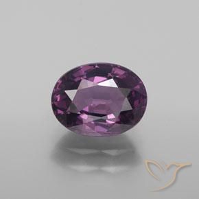 1.56ct Натуральный Темно-пурпурный шпинель, Овал, Чистота VS