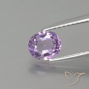 0.71ct Натуральный Средний фиолетовый розовый шпинель, Овал, VVS-VS