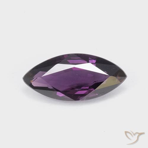 1.13ct Натуральный Средний фиолетовый шпинель, Маркиза, Чистота VVS