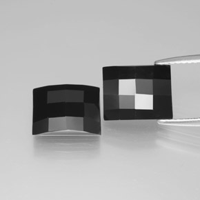 6.90 карата, натуральный Шерл шпинель, Огранка Багет, Непрозрачный