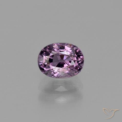 1.00ct Натуральный Виноградно-фиолетовый шпинель, Овал, Чистота VS