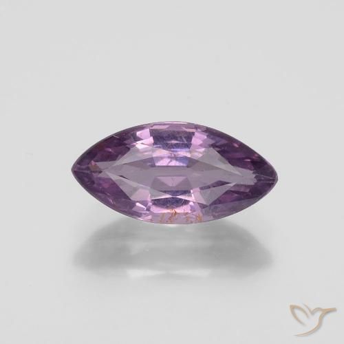 1.36ct Натуральный Темно-пурпурный шпинель, Маркиза, Чистота VS