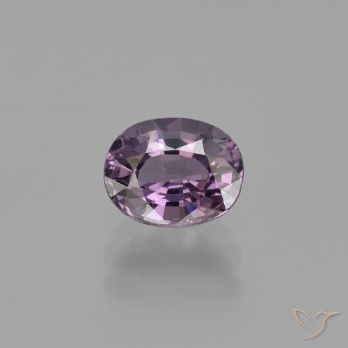 1.23ct Натуральный Средний фиолетовый шпинель, Овал, Чистота VS