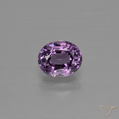 1.06ct Натуральный Розовато-пурпурный шпинель, Овал, Чистота VS