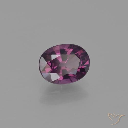 1.07 карата, натуральный Deep Plum Шпинель, Овал, Чистота VVS