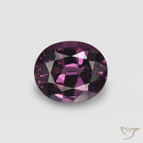 1.01ct Натуральный Малиновый красный фиолетовый шпинель, Овал, VVS-VS