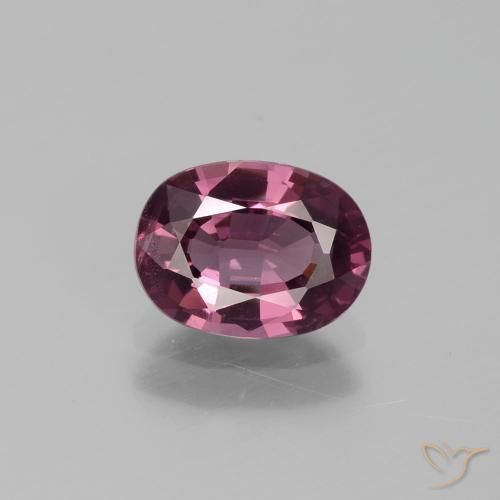 1.26ct Натуральный Средний фиолетовый шпинель, Овал, Чистота VS