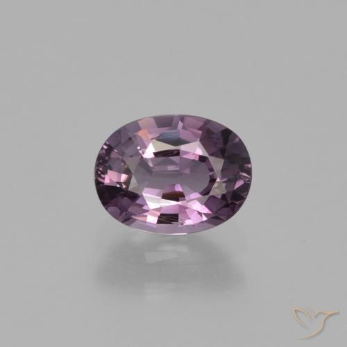 1.14ct Натуральный Темно-фиолетовый шпинель, Овал, Чистота VS