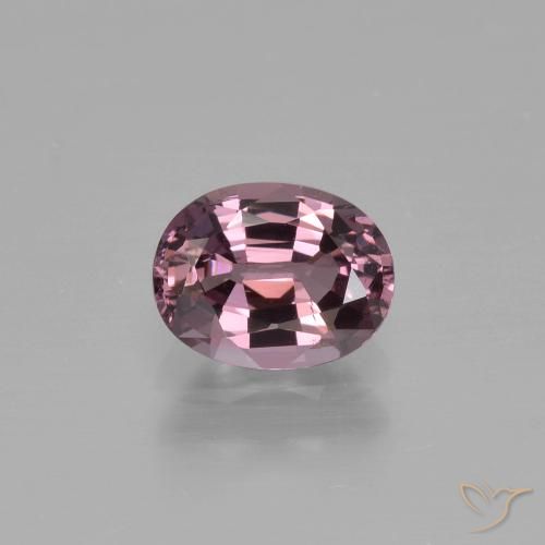 0.90ct Натуральный Средний фиолетовый шпинель, Овал, Чистота VS