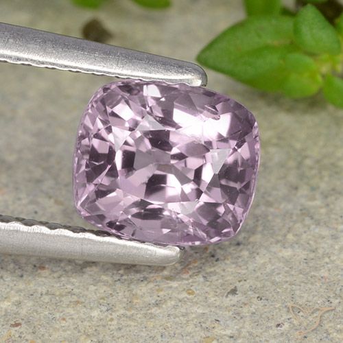 1.39ct Натуральный Очень светло-фиолетовый шпинель, Подушка, VVS-VS