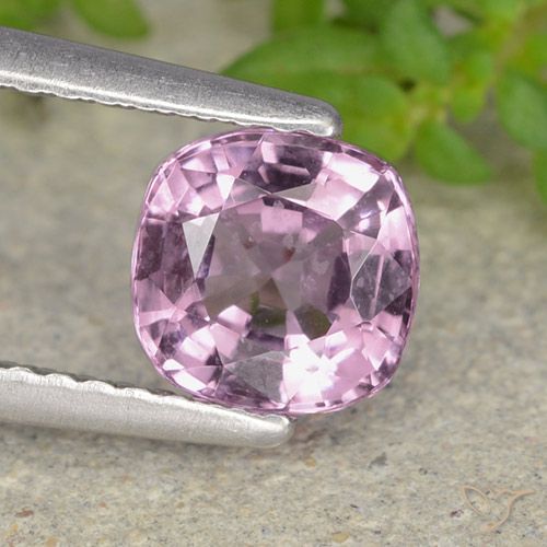 1.11ct Натуральный Розовато-фиолетовый фиолетовый шпинель, Подушка, VVS-VS