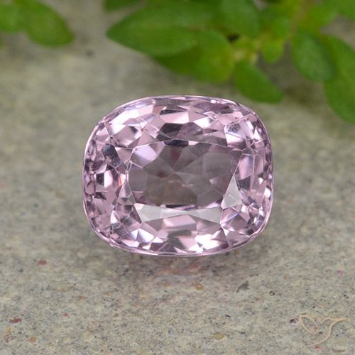 1.37ct Натуральный Лаванда шпинель, Подушка, VVS-VS