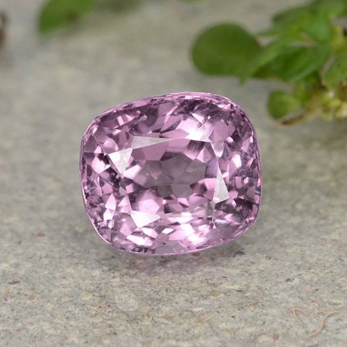 1.22ct Натуральный Розовато-фиолетовый фиолетовый шпинель, Подушка, VVS-VS