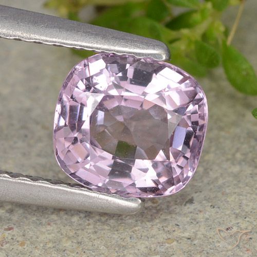 1.23ct Натуральный Лаванда шпинель, Подушка, VVS-VS