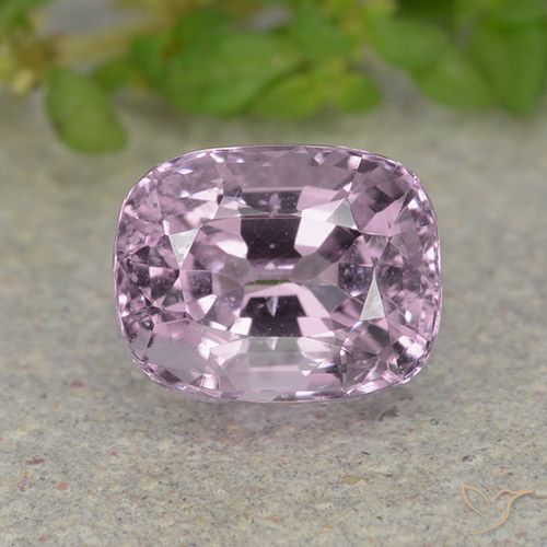 1.66ct Натуральный Светло-пурпурный шпинель, Подушка, Чистота VS