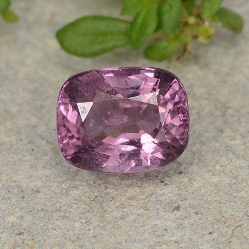1.10ct Натуральный Глубокая лаванда шпинель, Подушка, Чистота VS