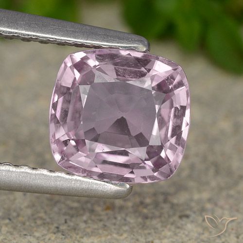 1.39ct Натуральный Очень светлый розовато-фиолетовый шпинель, Подушка, Чистота VS