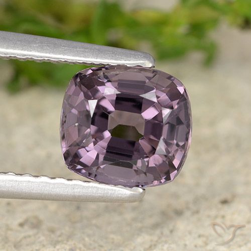 1.45ct Натуральный Темно-пурпурный шпинель, Подушка, Чистота VVS
