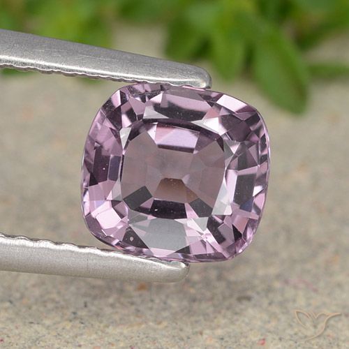 1.27ct Натуральный Светло-пурпурный шпинель, Подушка, Чистота VVS