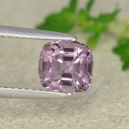 1.56ct Натуральный Светло-серовато-фиолетовый шпинель, Подушка, Чистота VVS