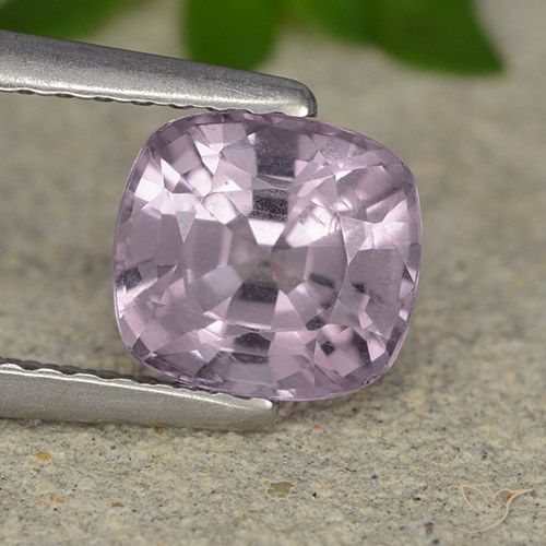 1.46ct Натуральный Серый розовато-фиолетовый шпинель, Подушка, Чистота VVS