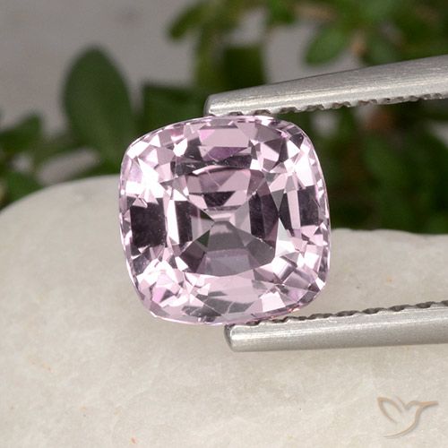 1.62ct Натуральный Очень светлый розовато-фиолетовый шпинель, Подушка, Чистота VVS