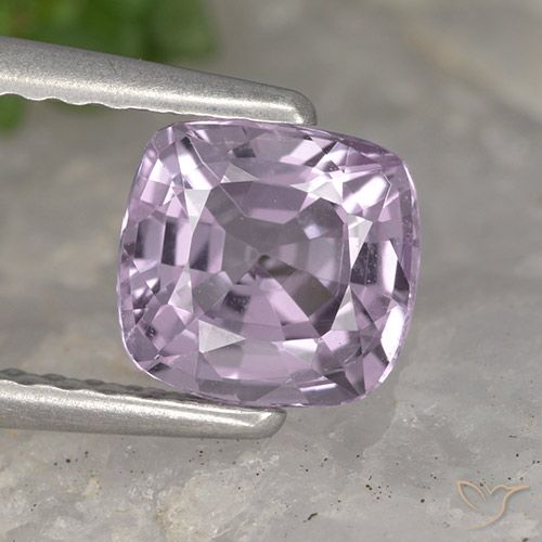 1.10ct Натуральный Светло-розовато-фиолетовый шпинель, Подушка, Чистота VVS